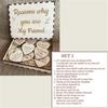 Unique Friendship Gift: Decorative Wood Chips with Custom Logo Available