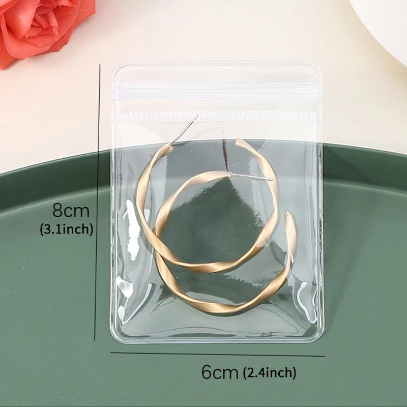 

Плотные ПВХ-пакеты с застежкой-молнией для хранения ювелирных изделий, продаются в упаковках по 20 листов. чистый