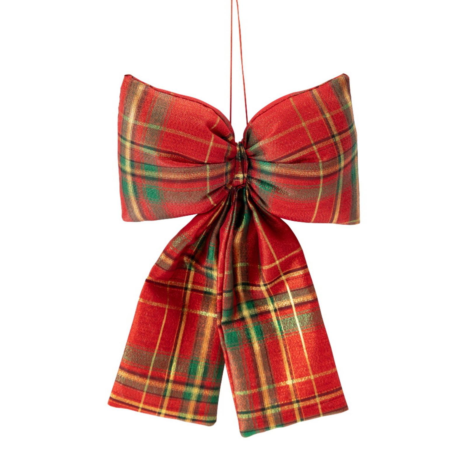 

Christmas Decorations High-end Gold Velvet Bow Christmas Flocking Bow Large Red S красный