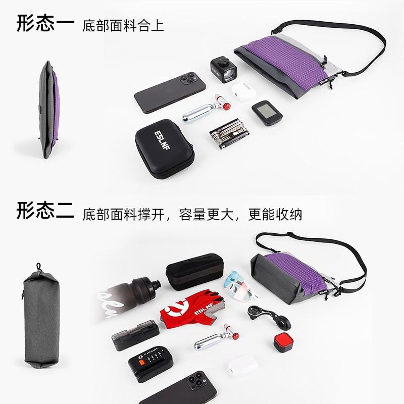 Waterproof Bicycle Handlebar Bag Large Capacity Crossbody Cycling Pannier Mountain Road Folding Bike