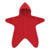 Coperta antivento per passeggino, sacco a pelo a forma di stella marina per neonato, copertina morbida in maglia per tutto il corpo con cappuccio comfort per neonato, anti-calcio, caldo, per dormire