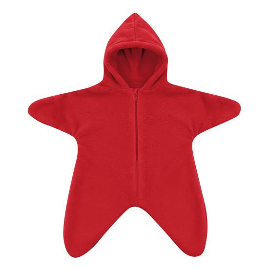 Coperta antivento per passeggino, sacco a pelo a forma di stella marina per neonato, copertina morbida in maglia per tutto il corpo con cappuccio comfort per neonato, anti-calcio, caldo, per dormire