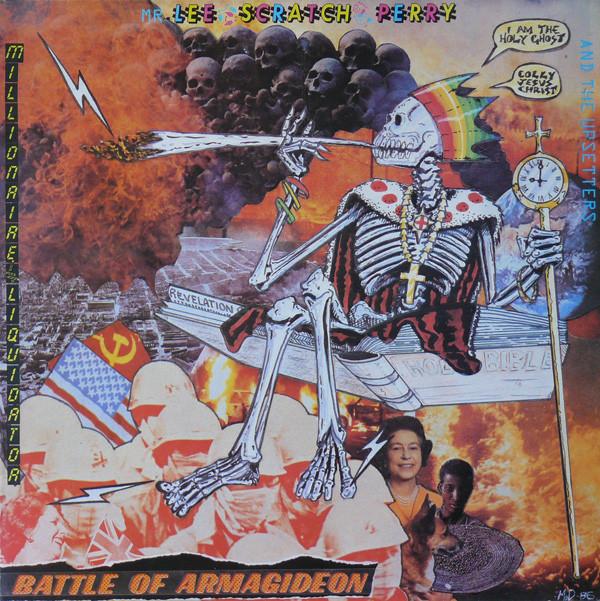 

LP Record LEE PERRY & THE UPSETTERS - Battle Of Armagideon (Millionaire L TRLS227 Trojan Records 1986 UK Reggae, Ska & Dub Used