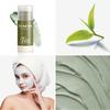 1Pc 20g Green Tea Mud Solid Facial Mask Stick Oil Control Deeply Clean Pores And Acne Smear Facial Mask