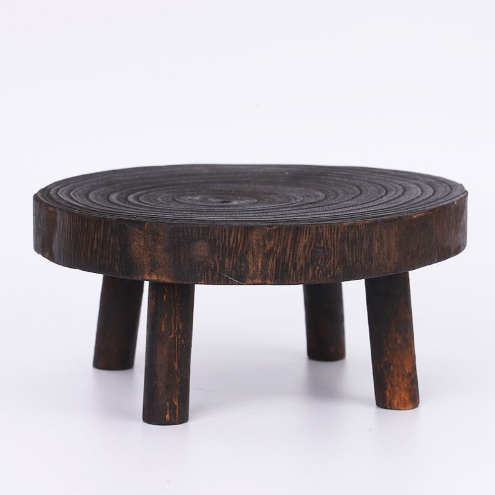Innen Außen Anzeige Sukkulenten Blumentopf Basis Hocker Holz Pflanzenständer Regal Blumentopf Halter