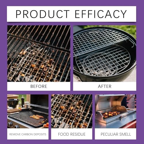 Heavy-Duty Grill & Oven Cleaner Spray, Fast-Acting Degreaser for Kitchen, BBQ, Stove & Stain Removal