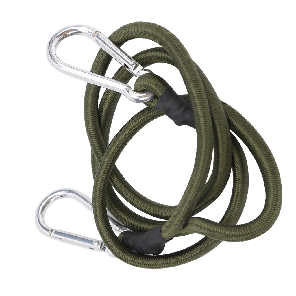 120cm bungee šňůry s háčky Heavy Duty popruhy Elastické gumové šňůry pro kempování a rybaření