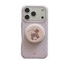 Light Purple Polka Dot Deer Magnetic iPhone Case Compatible with iPhone 17 Pro Max, 16, 15, 14 for Women