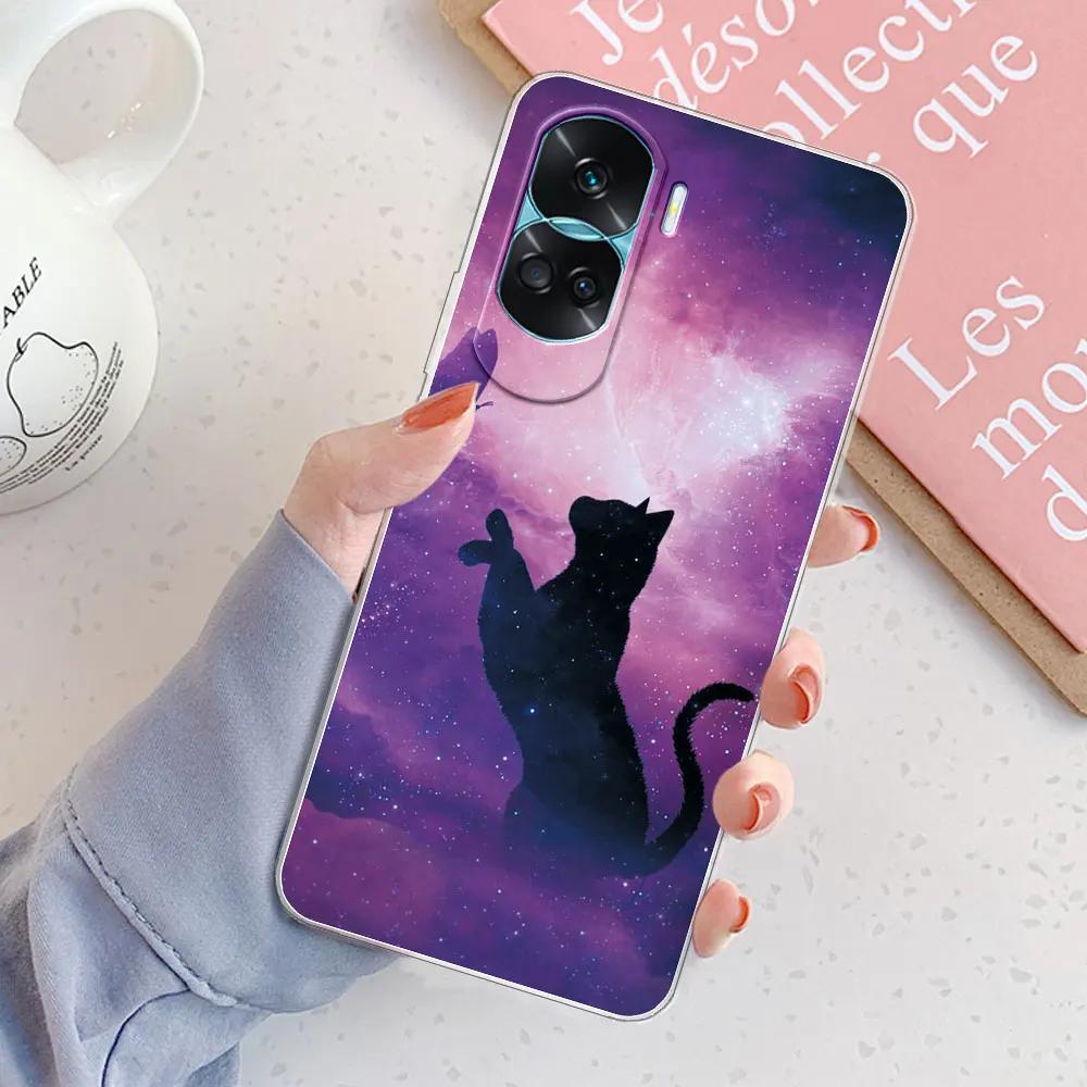 For Honor 90 Lite Case Coque For Honor 90 Pro Shockproof Cover Soft Silicone Clear Phone Case For Huawei Honor 90 Bumper Fundas