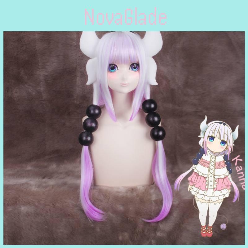 Miss Kobayashis Dragon Maid Cosplay Wig With High Temperature Silk For Enthusiasts