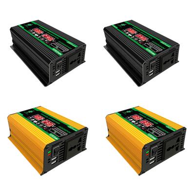 4000W Vehicle Smart Inverter Dual USB 12V To 220V/110V Power Converter Digital Power Inverter LED Voltage Display for RV Caravan