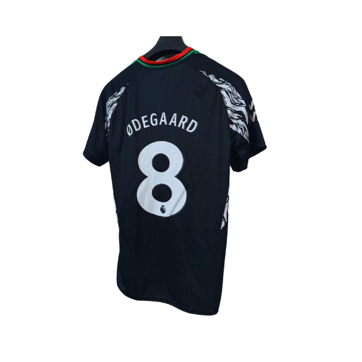 

арс. Черная футбольная майка для взрослых Odegaard с рисунком S чистый