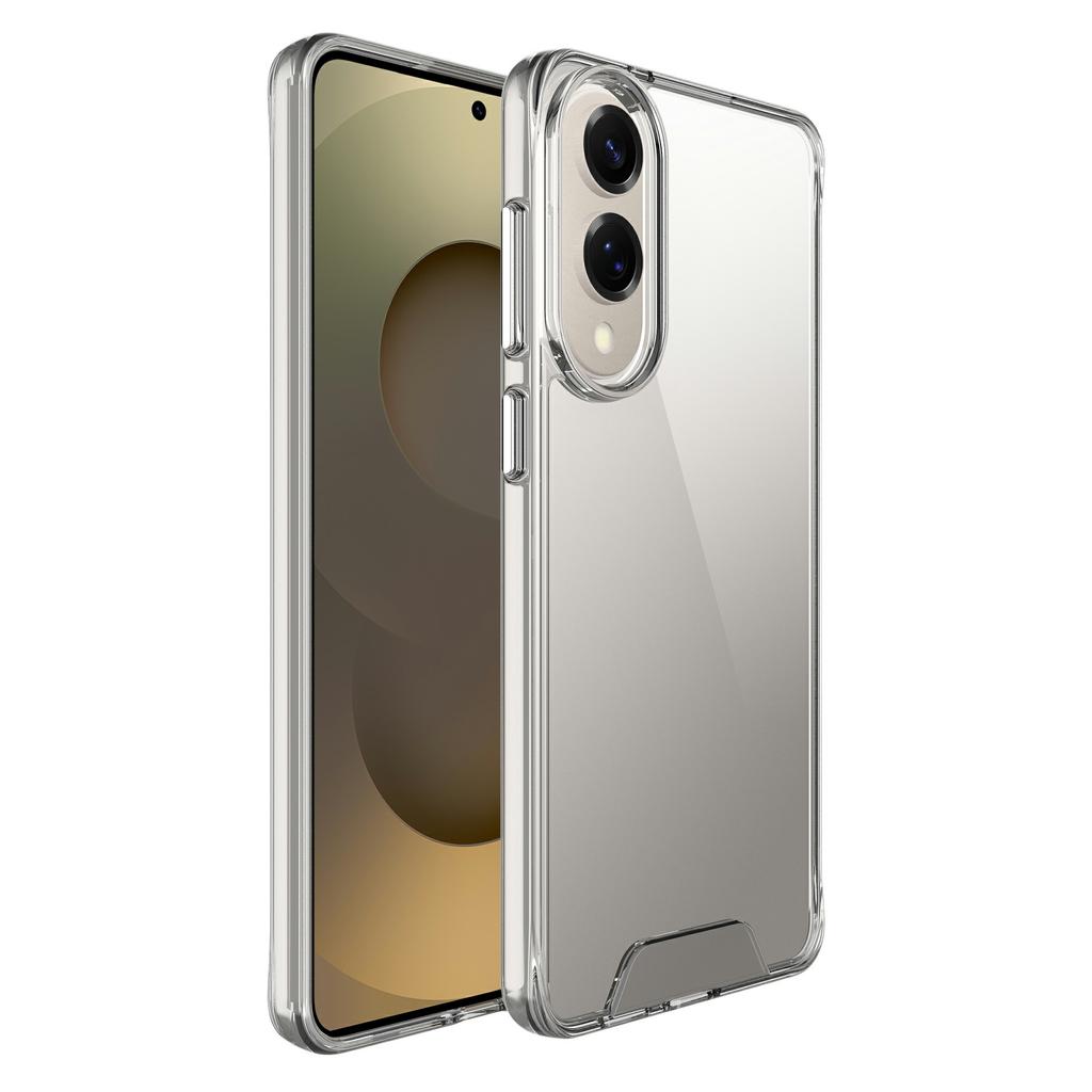 For Samsung Galaxy S25 Edge Case TPU Frame Clear PC Back Phone Cover