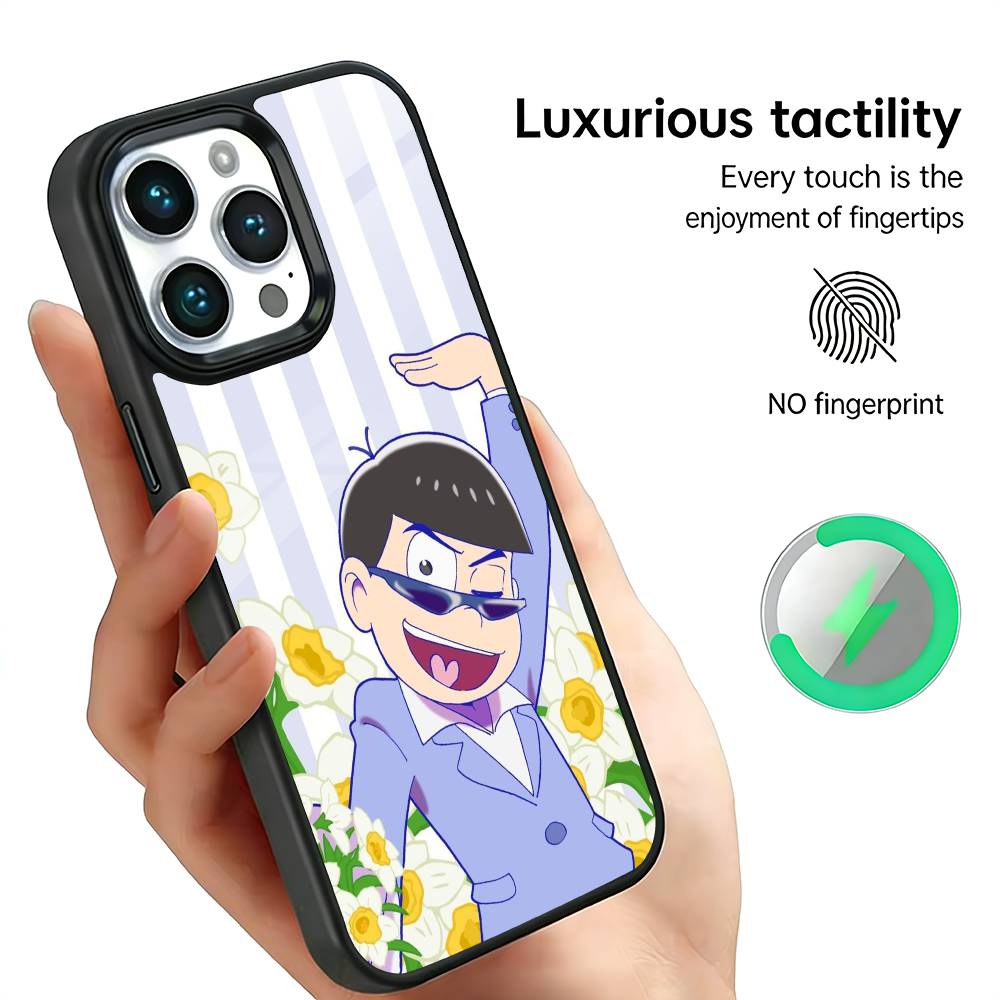 

O-Osomatsu Comics S-San Phone Case For iPhone17,16,15,14,13,12,11 Plus,Pro Max, New Magnetic Wireless Charging iPhone12