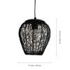 Glamorous Mesh' Iron Wall Pendant Light for Living Room & Ceiling Hanging Lights for Home Decoration
