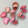HERORANGE Aftermath Honey Lip and Cheek Mud Matte Soft Mist Dual-Use Lip Tint Cream Blush Long Lasting Velvet Makeup with Brush