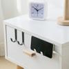 2/4/6pcs Multi-Purpose Hooks Kitchen Cabinet Door Back Hook Hanging Rack Clothes Coat Hat Towel Hanger Storage Hook Bathroom Accessories