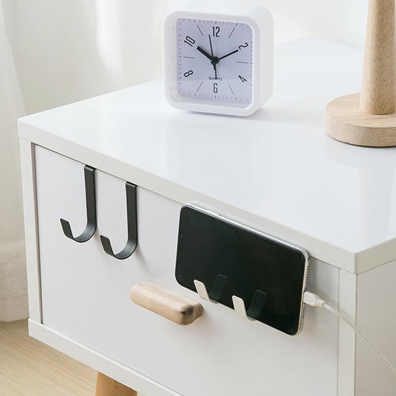 2/4/6pcs Multi-Purpose Hooks Kitchen Cabinet Door Back Hook Hanging Rack Clothes Coat Hat Towel Hanger Storage Hook Bathroom Accessories