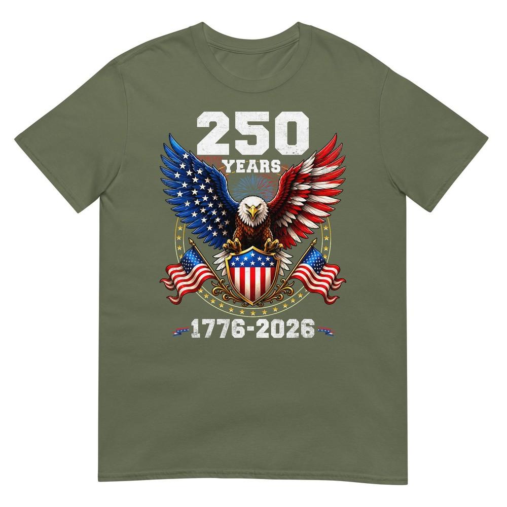 250 Anniversary Usa Patriotic 250 Years American 4th Of July TShirt