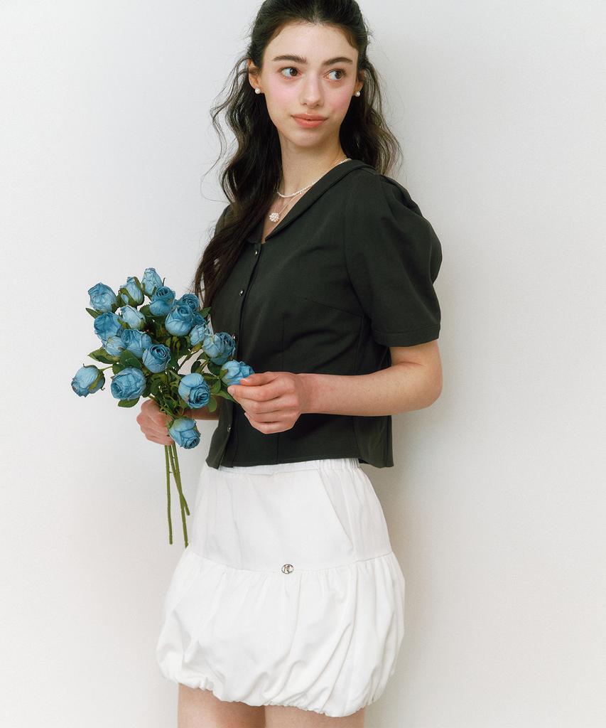 Neimkategoli Dahlia Balloon Skirt_White