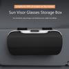 Press Switch Car Glasses Box Sun Visor Glasses Holder Internal Soft Fabric Scratch Resistant Shock-proof Eyeglasses Storage Case