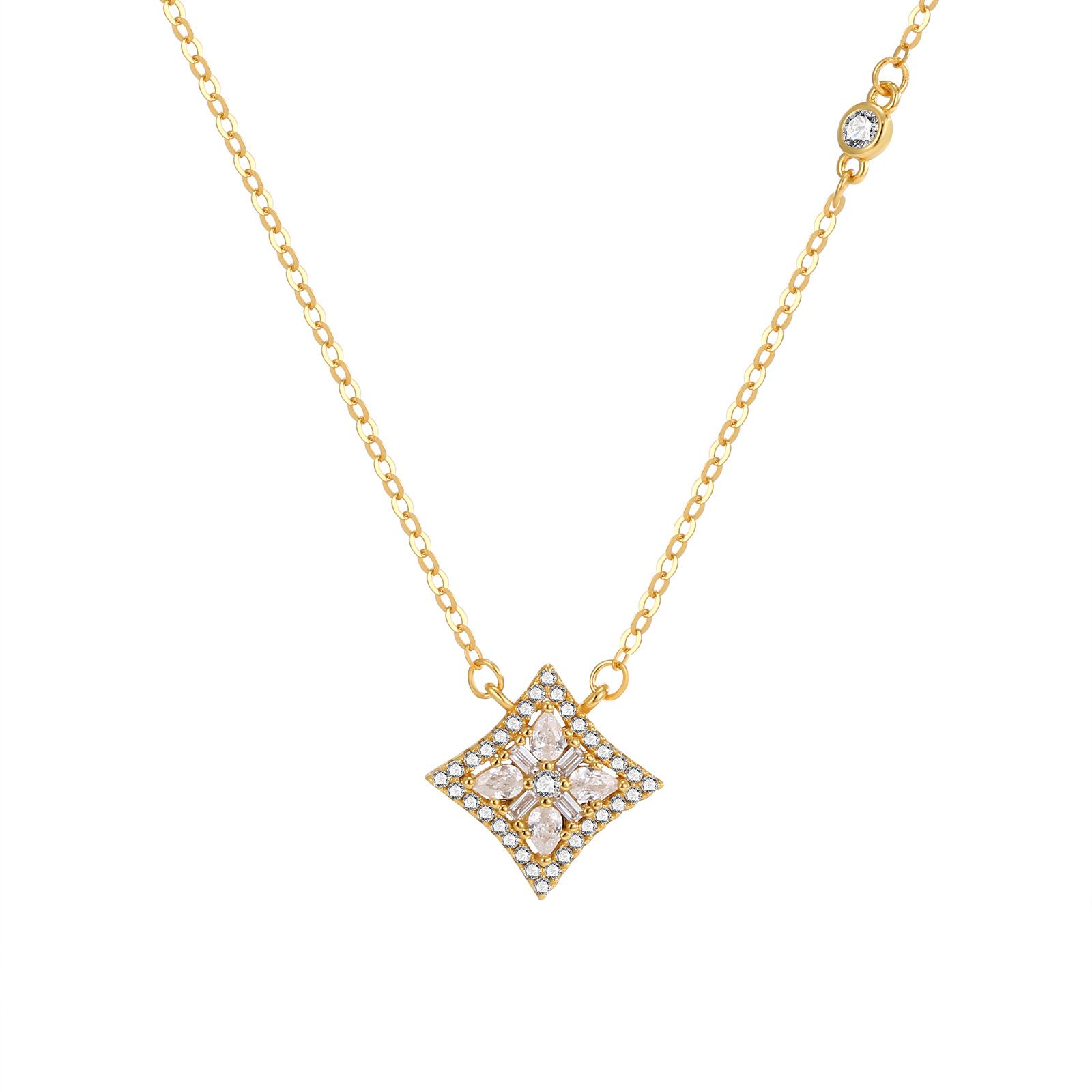 

Серебряное ожерелье S925 пробы, женское, легкое, роскошное, с геометрическим кулоном, звездой, морской светом, цепочкой на ключицу, ювелирное украшение для девочки 925 Silver