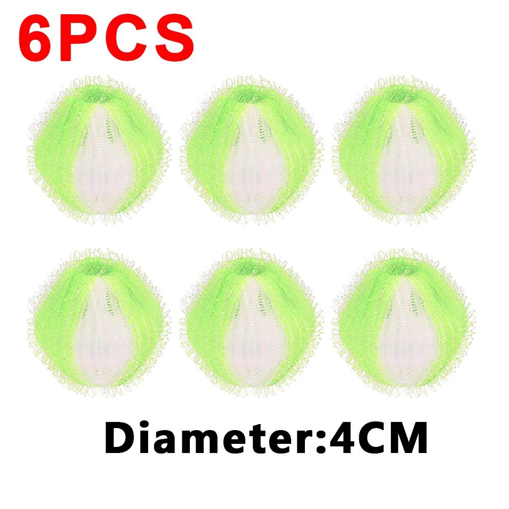6/1pcs Washing Machine Filter Floating Lint Hair Remover Catcher Reusable Laundry Balls Dirty Collection Fluff Cleaning Balls
