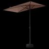 Adjustable Half Wall Sunshade Umbrella