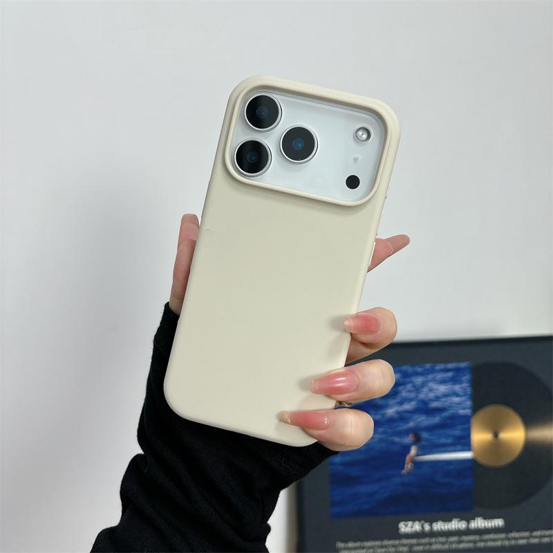 Magnetic Liquid Silicone Case for For Iphone 17 Air 16 1 14 Plus 13 12 Pro Max For Big Camera Hole Cover Shockproof Cover