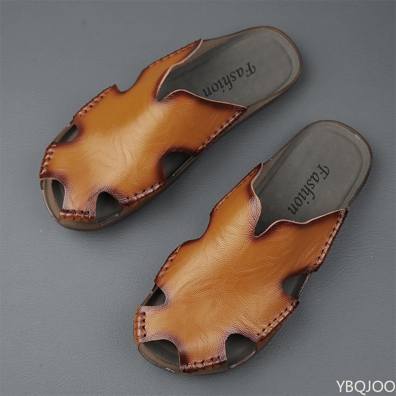 Fashion Men Summer Fashion Versatile Sandals New Large Size Outdoor Wear Leisure Comfortable Slippers Lightweight Breathable Beach Shoes