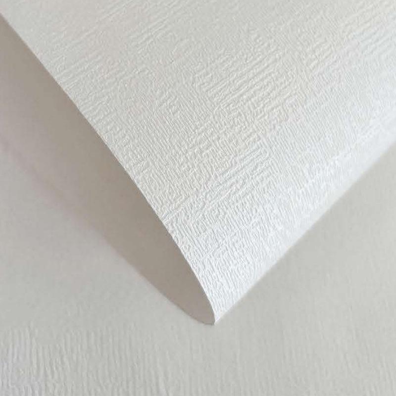 Modern Minimalist Pure White Wallpaper Living Room Bedroom Hotel Corridor Waterproof Linen Wallpaper 3D