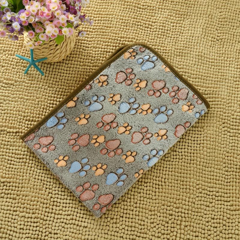 Pet Soft Sleep Mat Pet Blanket Double-Sided Fleece Cover Blanket Four Seasons General Purpose Blanket Pet Nest Mat Pet Supplies