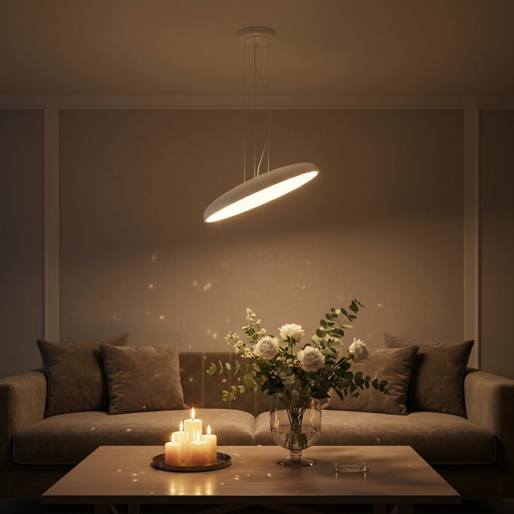 Lamina - LED hanging lamp 44cm 30W LED White
