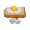 Toast Eggs Fried Plush Breakfast Toy With Face Girls Bedroom Decoration Gift