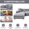 Elastischer Sofabezug, Sofa-Schonbezüge, einfarbig, Stretch-Sofabezüge, Couchbezug, L-förmiges Schnittsofa, Wohnzimmer, Zuhause, 1/2/3/4 Sitzplätze