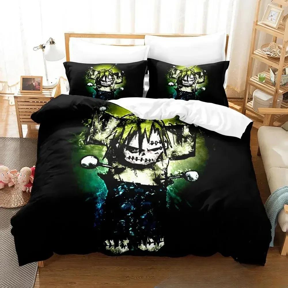 3D Print Korn Rock Band Bedding Set Duvet Cover Bed Set Quilt Cover Pillowcase Comforter king Queen Size Boys Adult Bedding Set