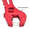 Aluminum Adjustable Wrench 3AN-16AN Oil Hose End Fitting Spanner  Professional