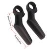 1 Pair Ergonomic Mountain Bike Bar Ends L Shape Bike Bar Ends  Handlebar Grip Extension
