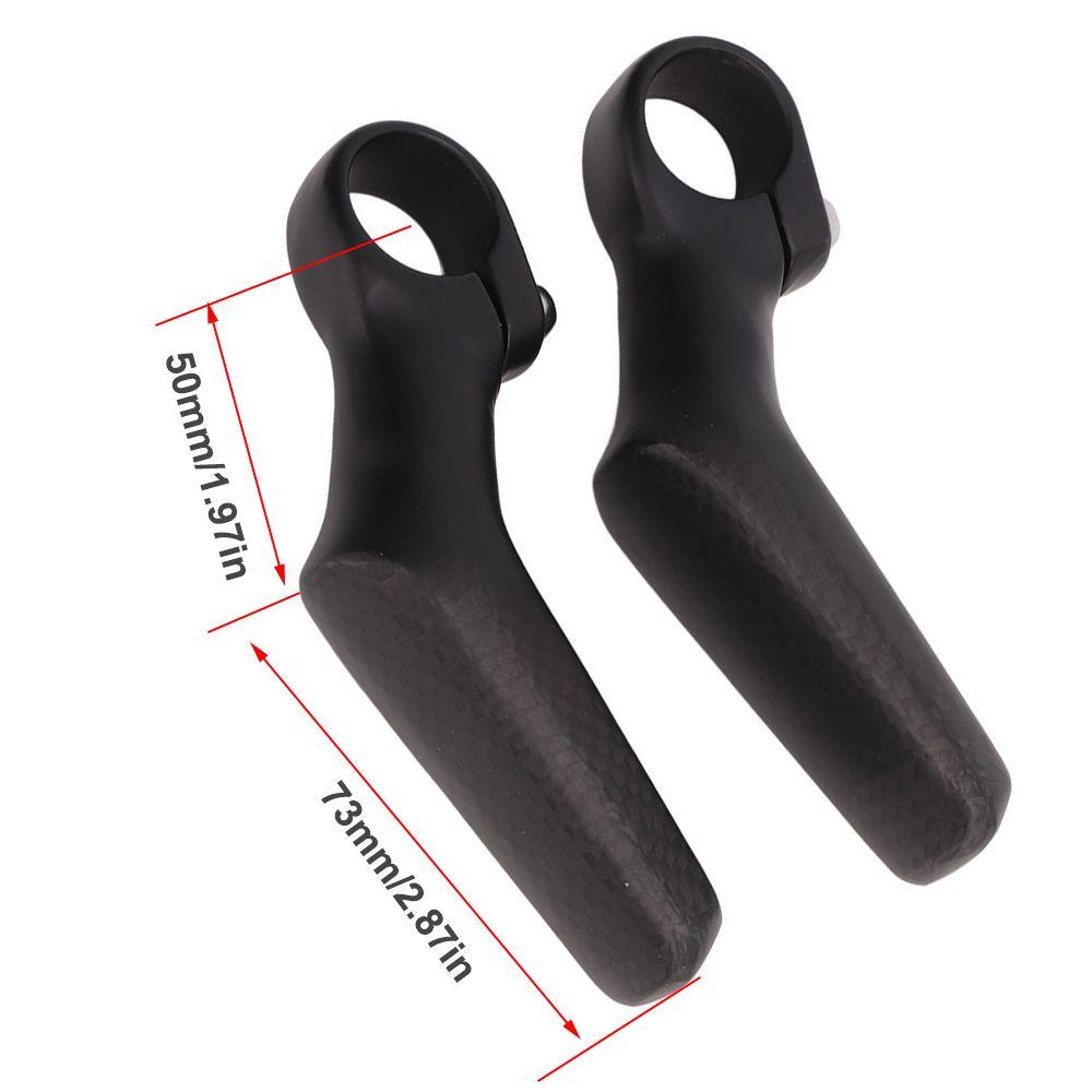 1 Pair Ergonomic Mountain Bike Bar Ends L Shape Bike Bar Ends  Handlebar Grip Extension