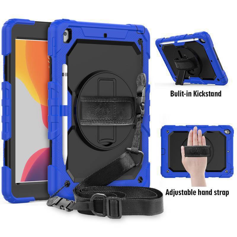 Rotating Stand Strap Case IPad 7th Gen 10.2 Inch 2019 Tablet