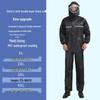 Shangqiu Reflective Raincoat & Pants Set - Waterproof, Durable, Full-Body Protection for Motorcycle Riding, Flood Control, and Labor Safety.