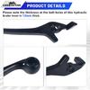 Right Hydraulic Disc Brake Lever Replacement for Dirt Pit Bike 90cc-125cc Handle 8mm ID Bolt Hole 12mm Thick