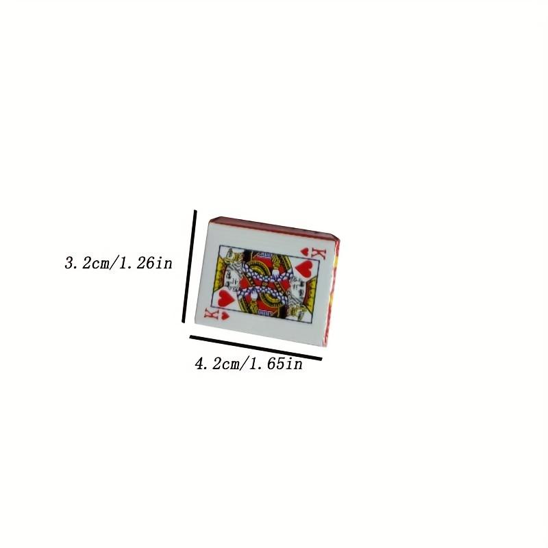 2pcs a deck of playing cards and a set of chips, paper thin poker, table game poker, magic poker props