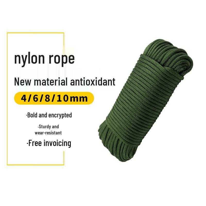 Lishitu Army Green Nylon Utility Rope