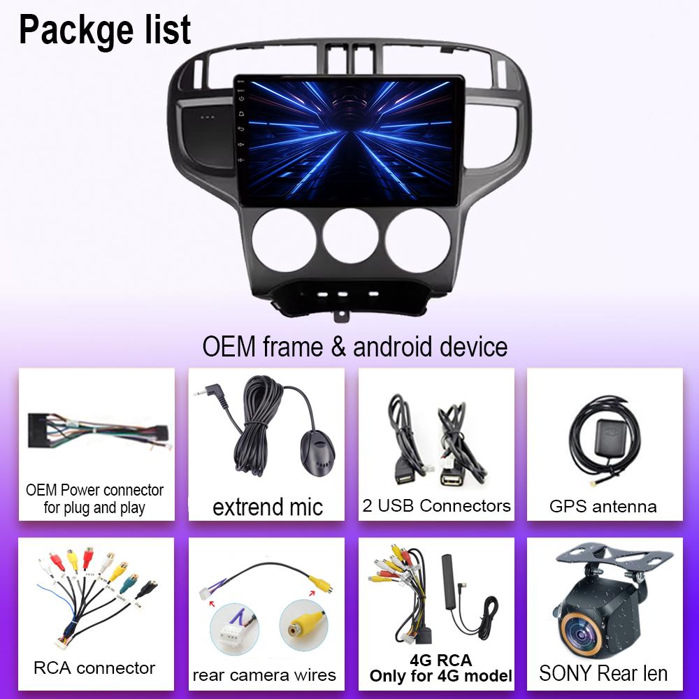 Car Android 14 For Hyundai Matrix 2001 - 2010 Auto Radio Stereo Multimedia Video Player Navigation GPS Head Unit No 2din DVD 4G