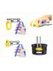3Pcs Hydraulic Cylinder Seal Installation Tools Hydraulic Cylinder Piston Repair Seal Kit Rod Seal Hydraulic Seal