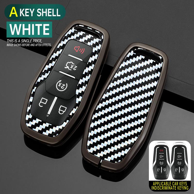 Styling Mouldings Alloy Car Remote Key Case Cover Protect Shell Bag For Ford Fusion Mondeo Mustang F-150 Explorer Edge Lincoln M