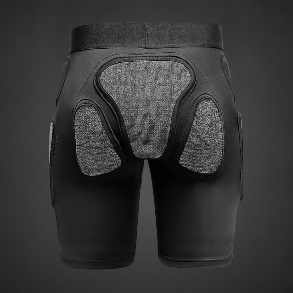 Padded Safety Shorts Stretch Hip Protector Elastic for Skiers