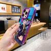 Wandering Witch Elaina Purple Translucent Mobile Phone Case for iPhone 17 16 15 14 13 12 11 X XR XS Air Pro Max Plus Cover