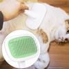 Haustier 360 Grad Pflege Nadelkamm Fellentfernung Reinigungsbürste für Hund Katze grün L